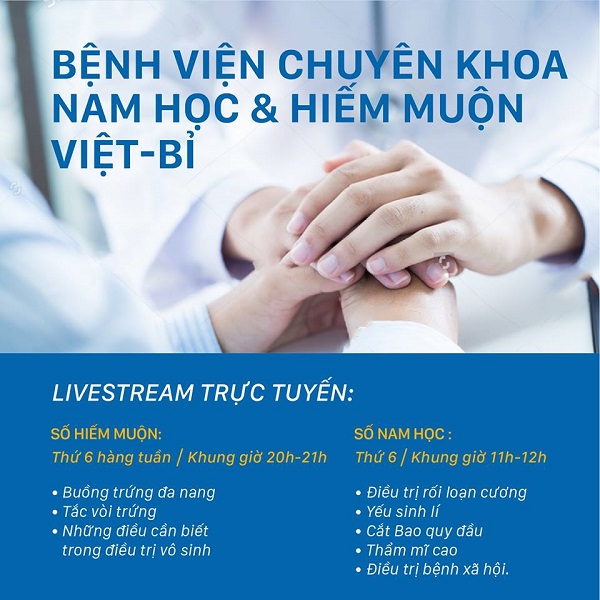 Bệnh viện chuyên khoa Nam học và Hiếm muộn Việt – Bỉ